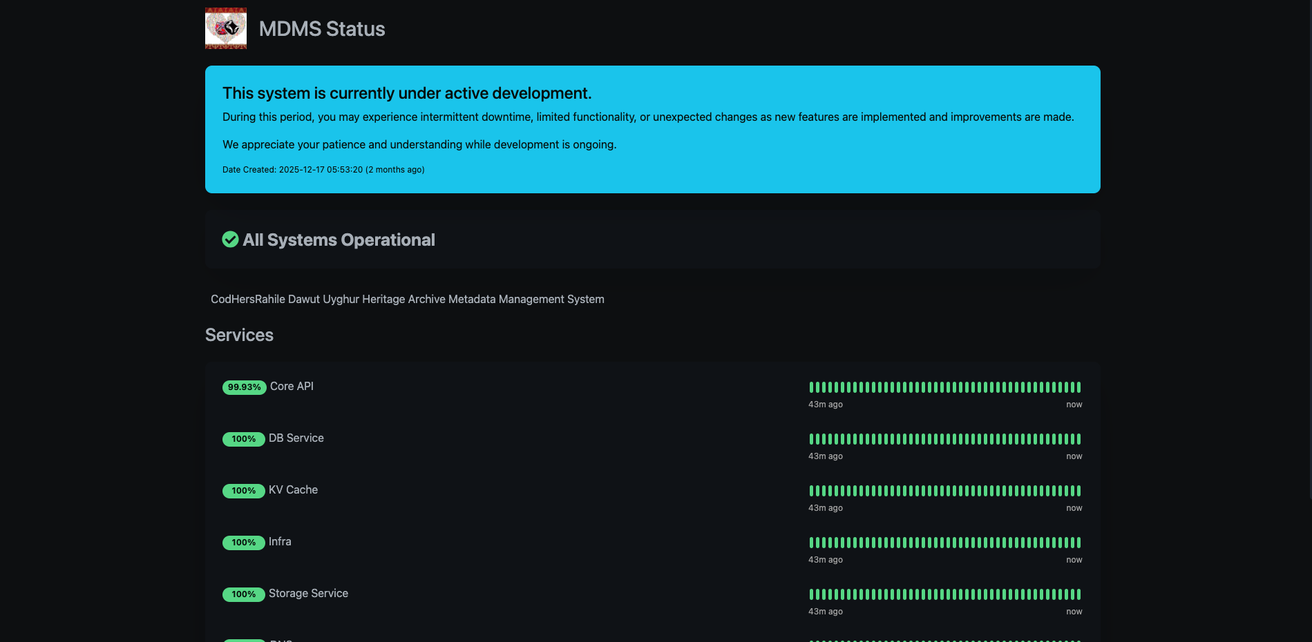 Status Page